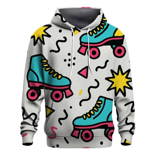 Memphis Roller Rink Confetti premium hoodies
