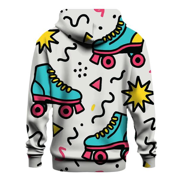 Memphis Roller Rink Confetti premium hoodies
