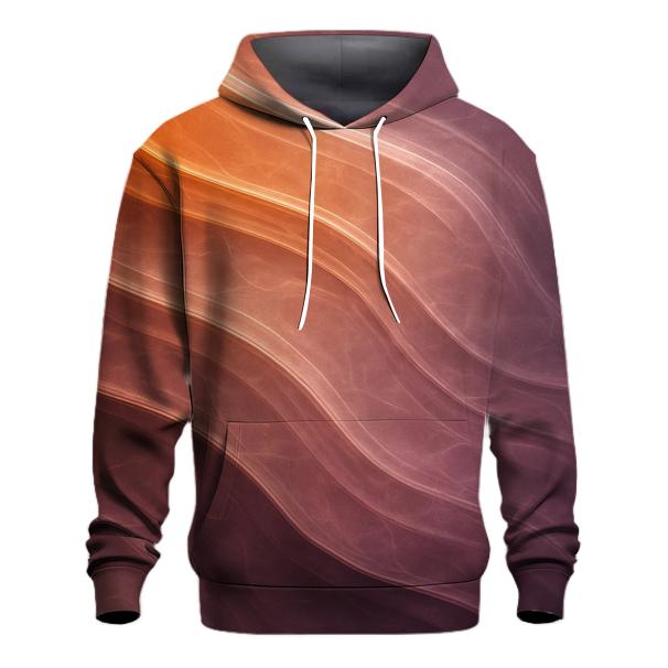 Molten Quartz Flow Gradient embroidered hoodies