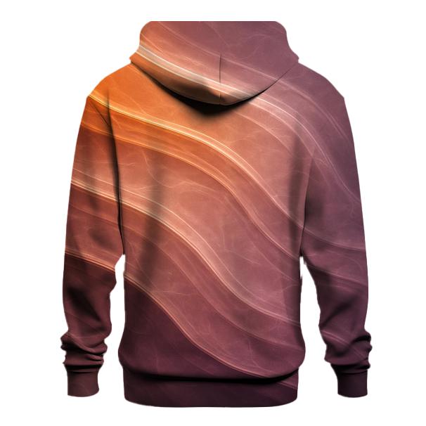 Molten Quartz Flow Gradient embroidered hoodies
