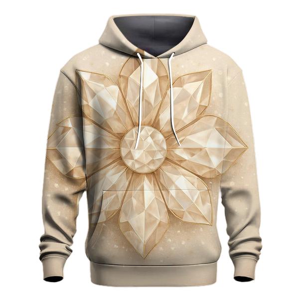 Champagne Facet Blossom zip-up hoodies