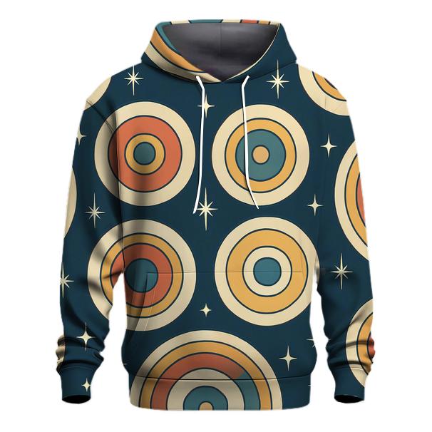 Vinyl Record Orbit Medallions embroidered hoodies