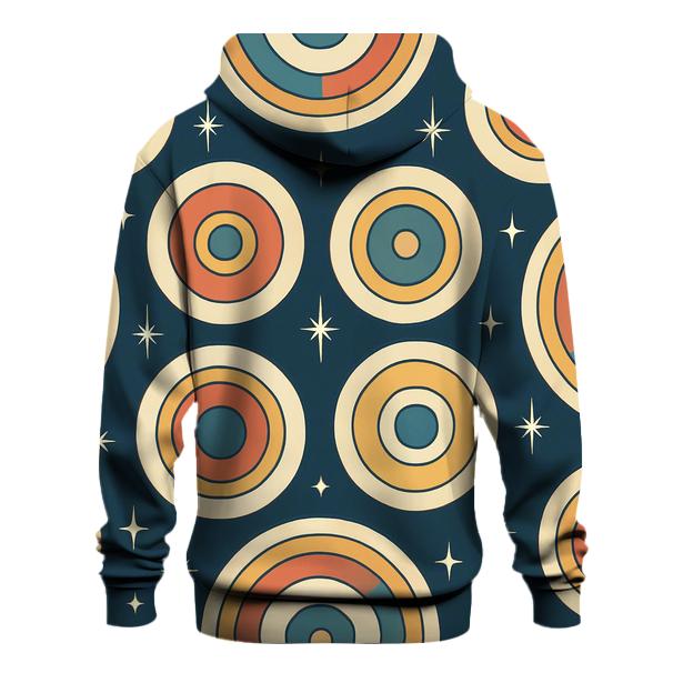 Vinyl Record Orbit Medallions embroidered hoodies