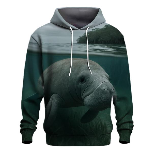 Estuary Drifter West Indian Manatee hoodie trends