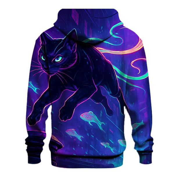 Neon Koi Rain Alley Cat Drifter designer hoodies
