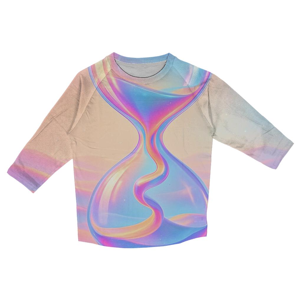 Aurora Sandglass Mirage printed three quarter sleeve shirts