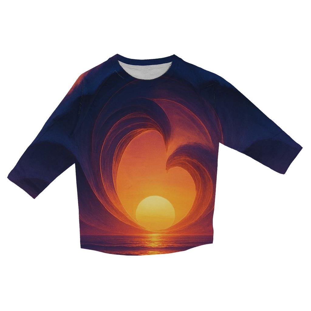 Ember Tide Cathedral fashion 3/4 sleeve shirts