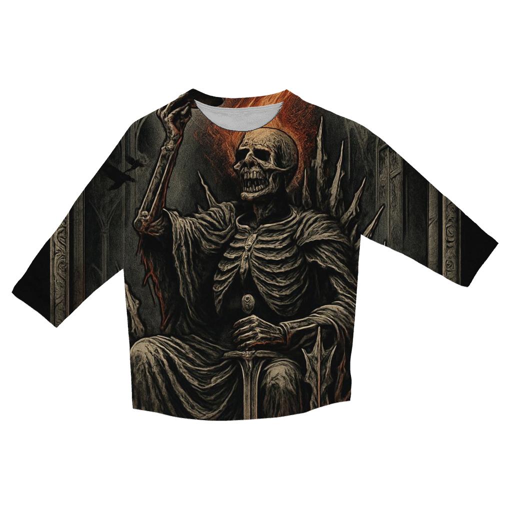 Throne Of The Ash Crown Sovereign cotton quarter sleeve shirts