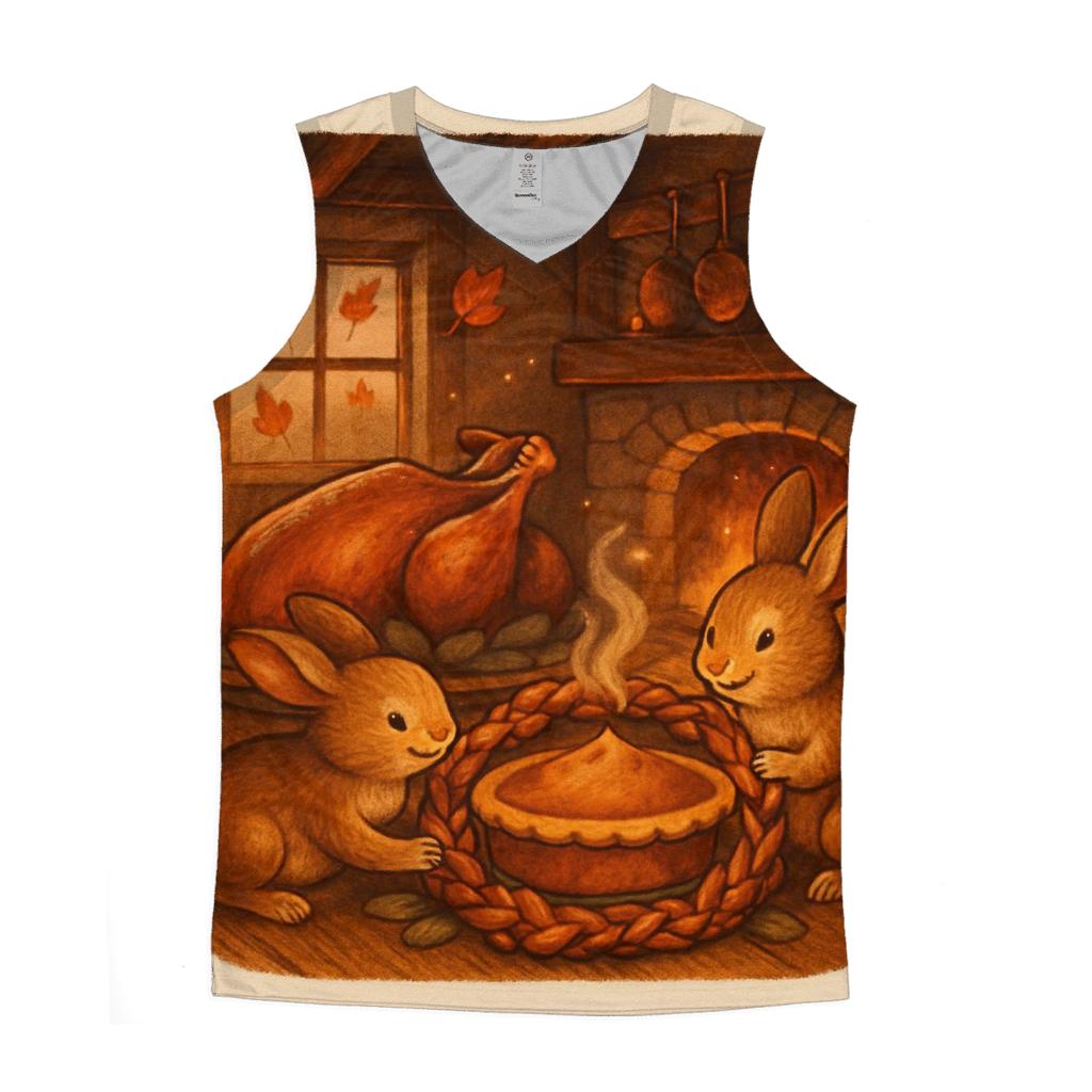 Candlelit Cornucopia Cottage Feast designer workout tanks