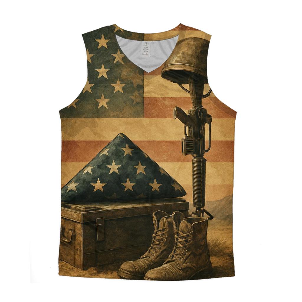 Desert Memorial In Wind And Light stylish racerback tanks