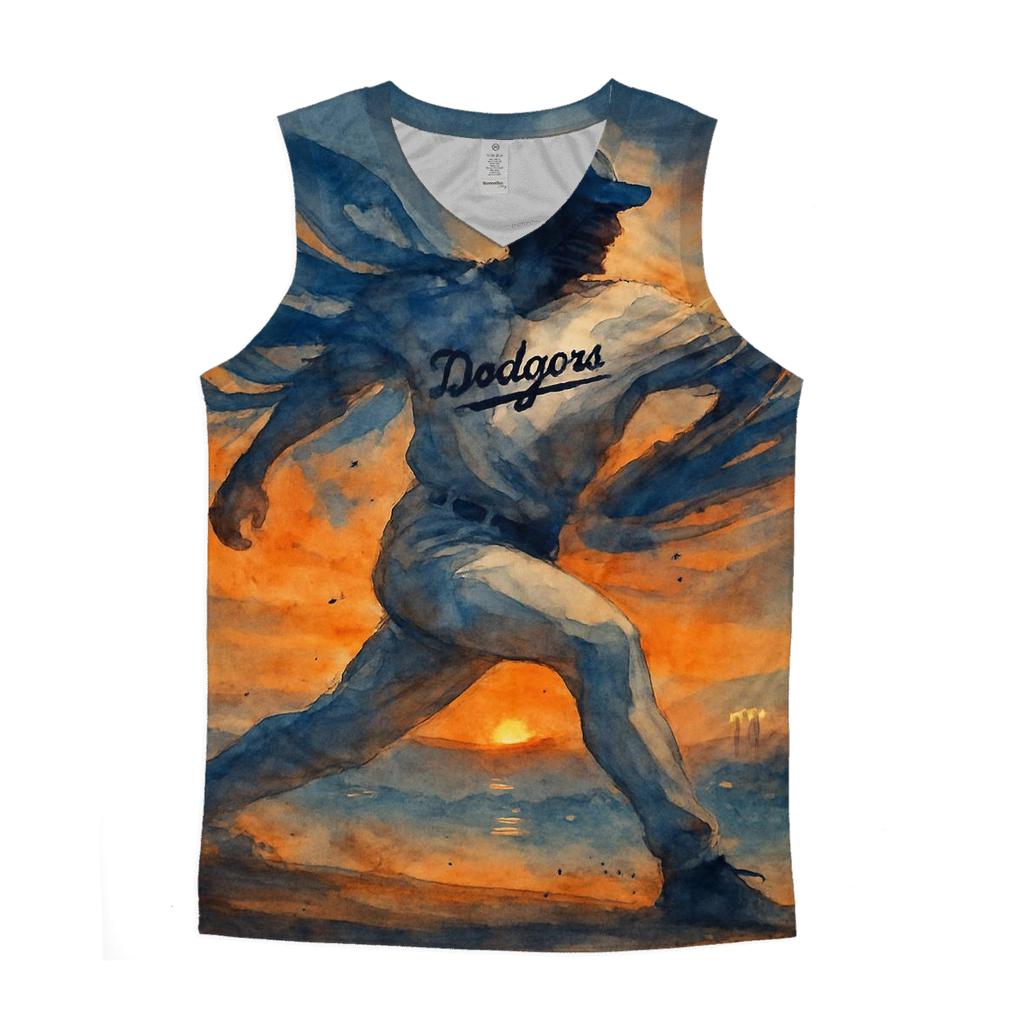 Coastal Windup In Sunset Glow stylish racerback tanks