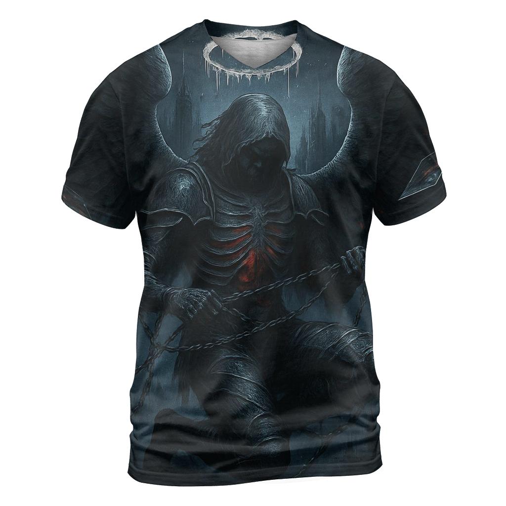 The Obsidian Vesper Seraph creative print fashion shirts