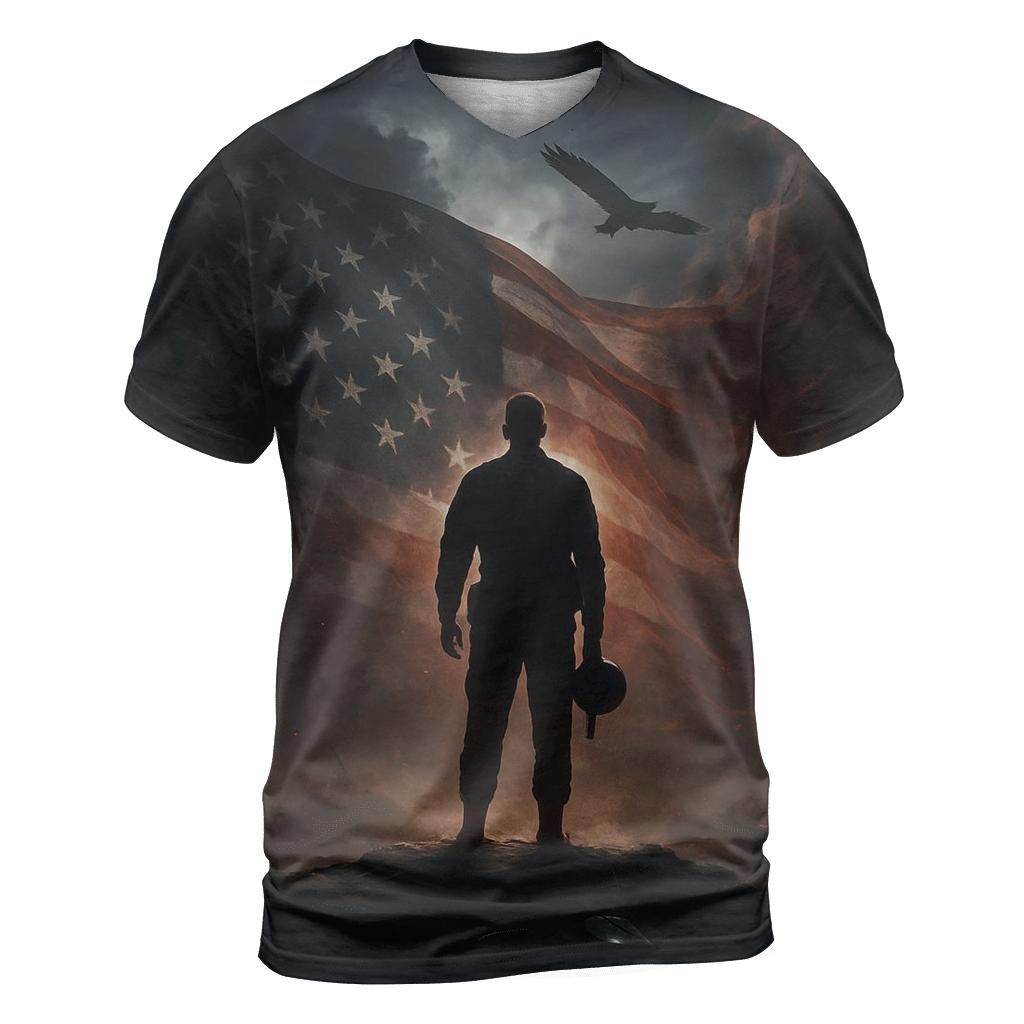 Midnight Watch Over Liberty personalized full print shirts