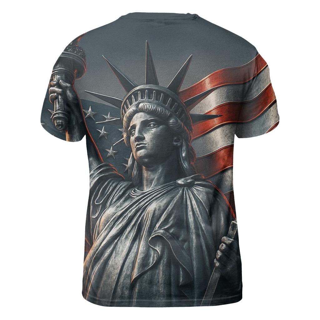 Forged Steel Liberty Banner designer pattern shirts