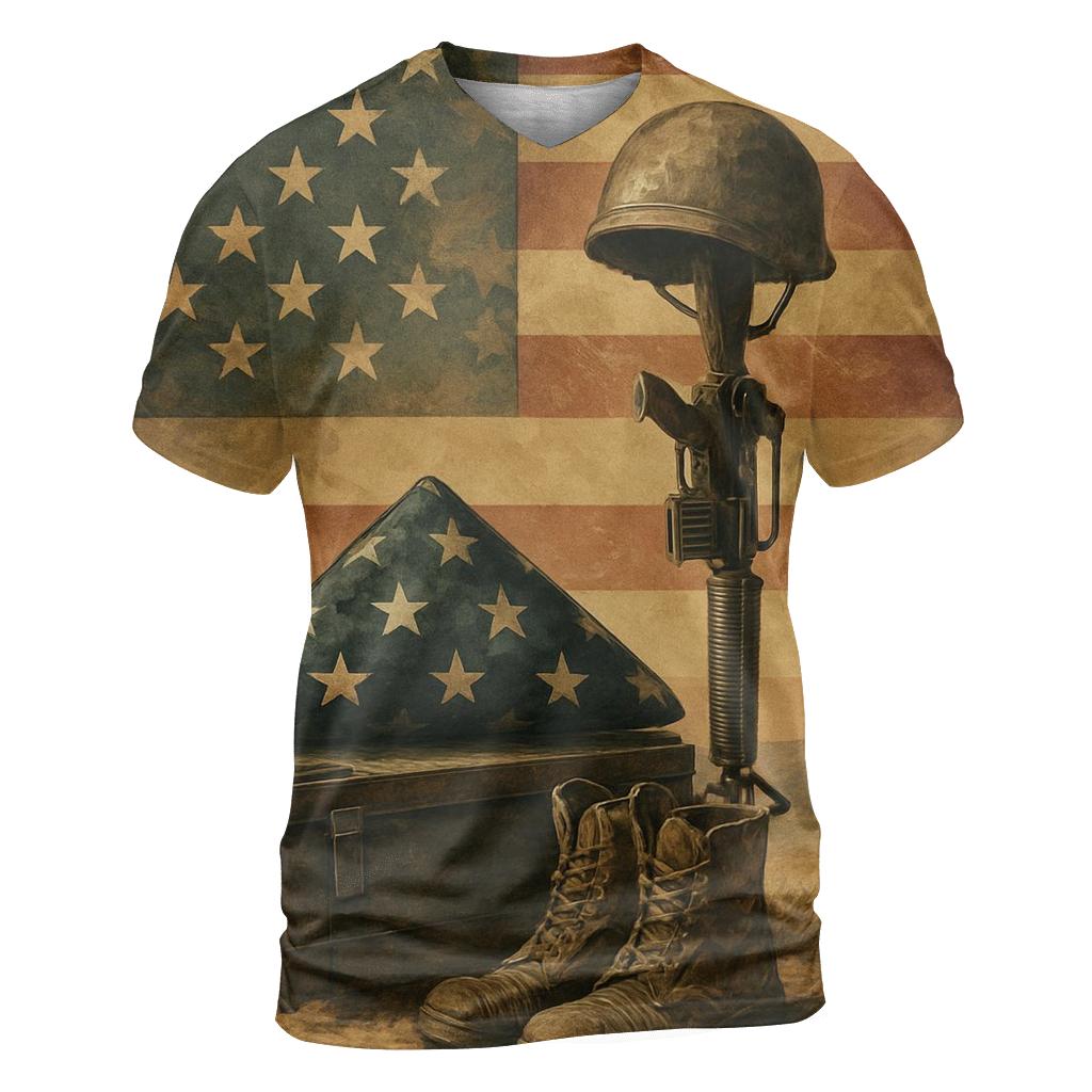Desert Memorial In Wind And Light designer pattern shirts