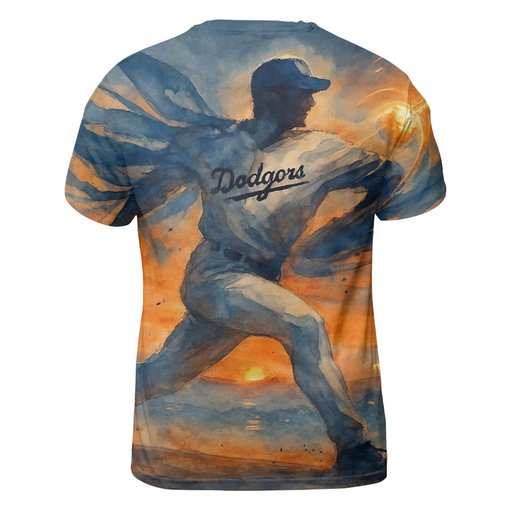 Coastal Windup In Sunset Glow custom all-over print shirts