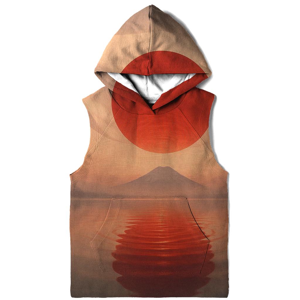 Rising Sun Mist Over Water custom hoodies