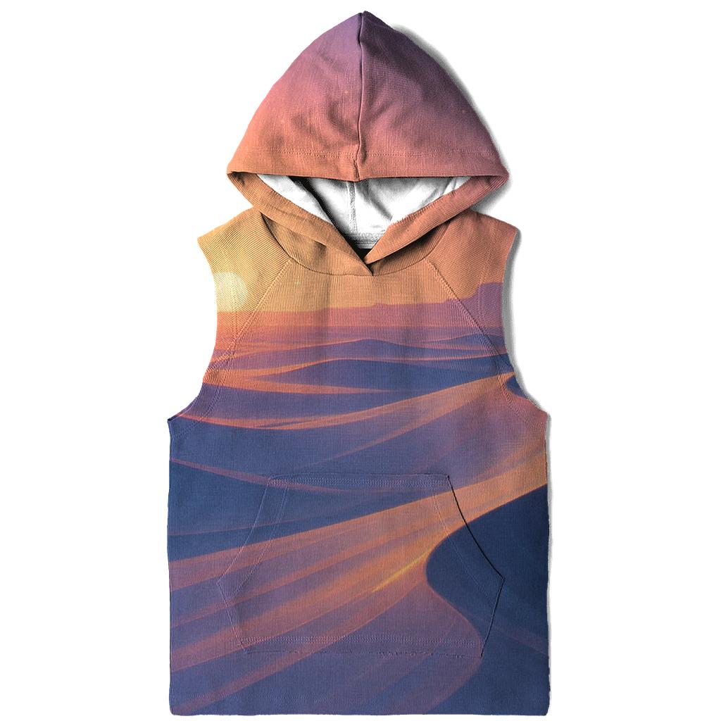 Lavender Wind Over Glass Dunes zip-up hoodies