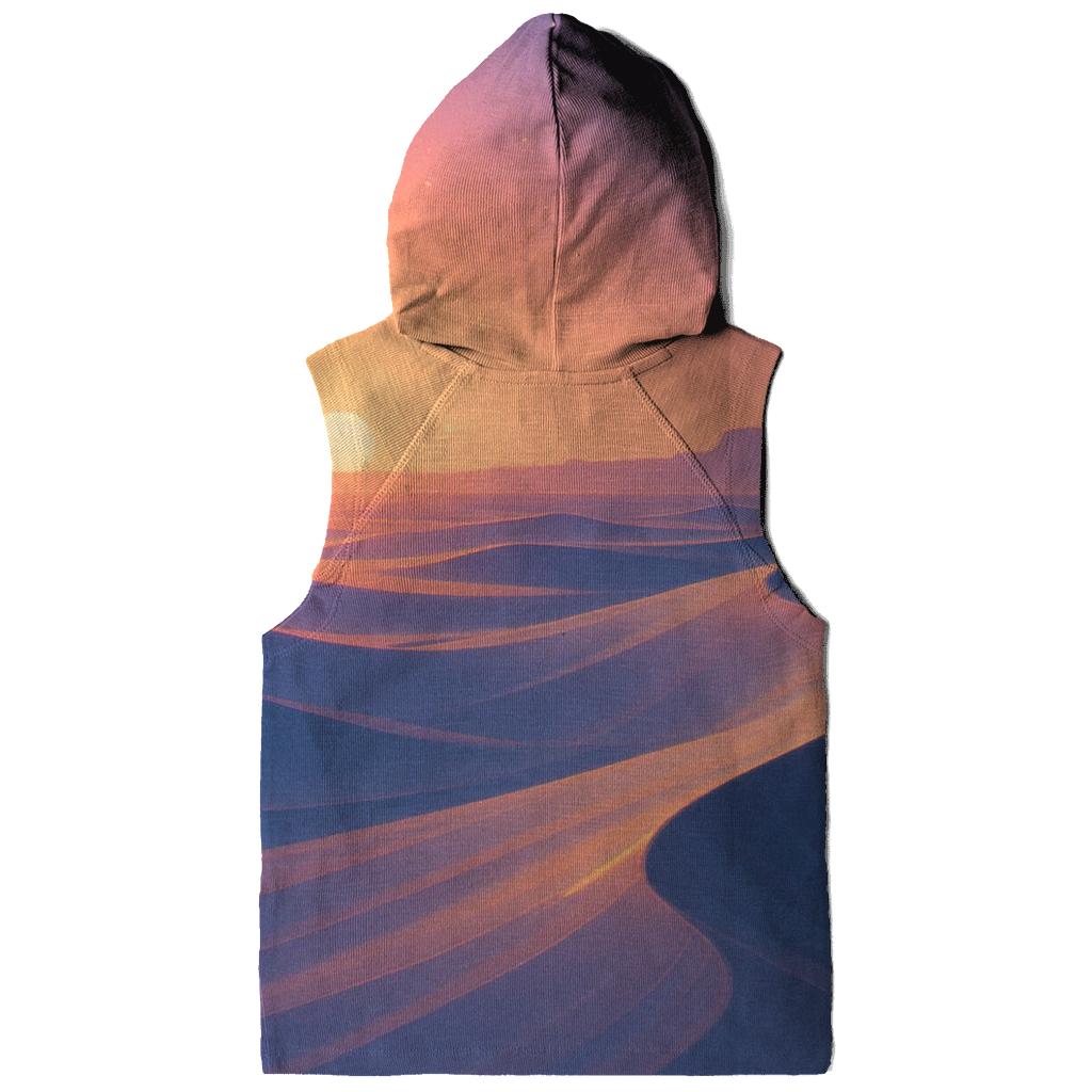 Lavender Wind Over Glass Dunes zip-up hoodies