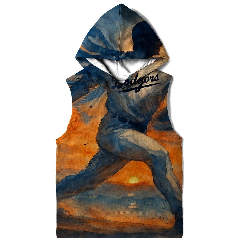 Coastal Windup In Sunset Glow graphic hoodies