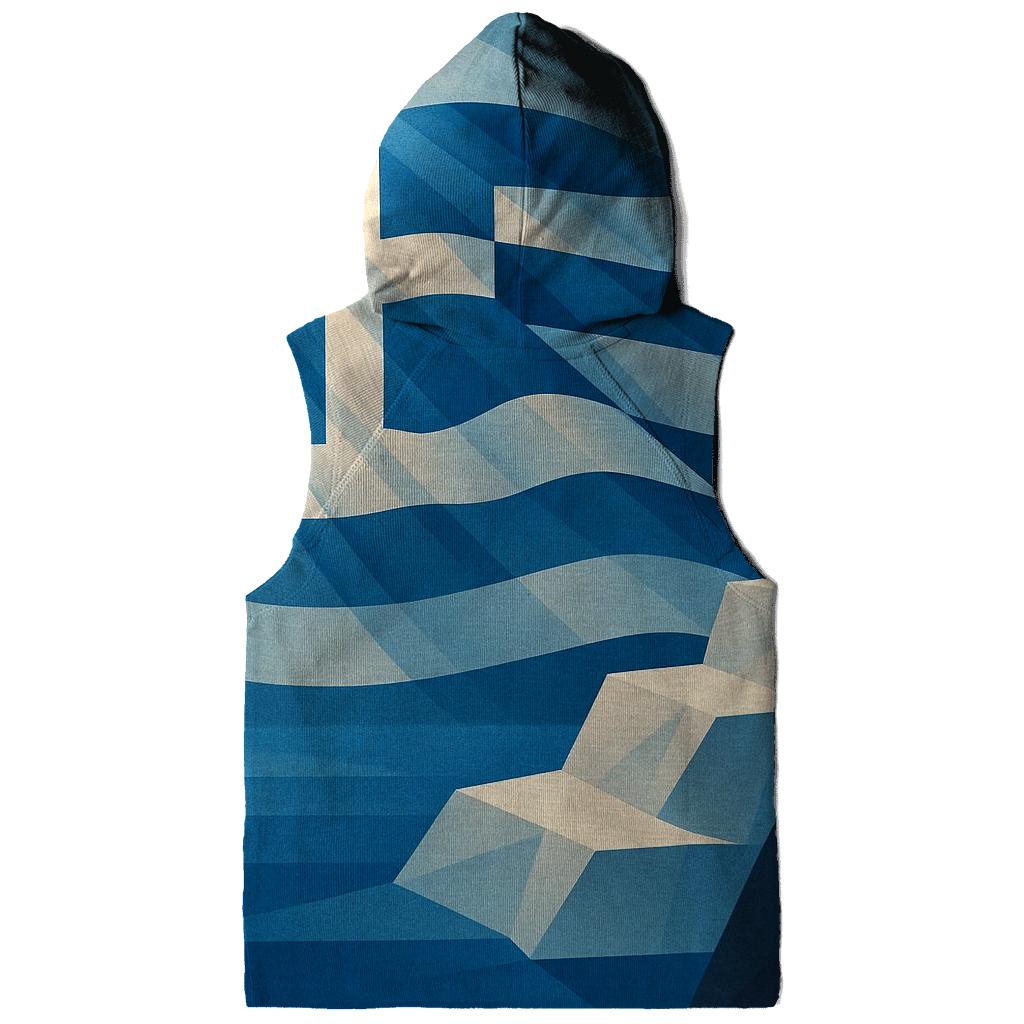 Aegean Geometry Banner heavyweight hoodies