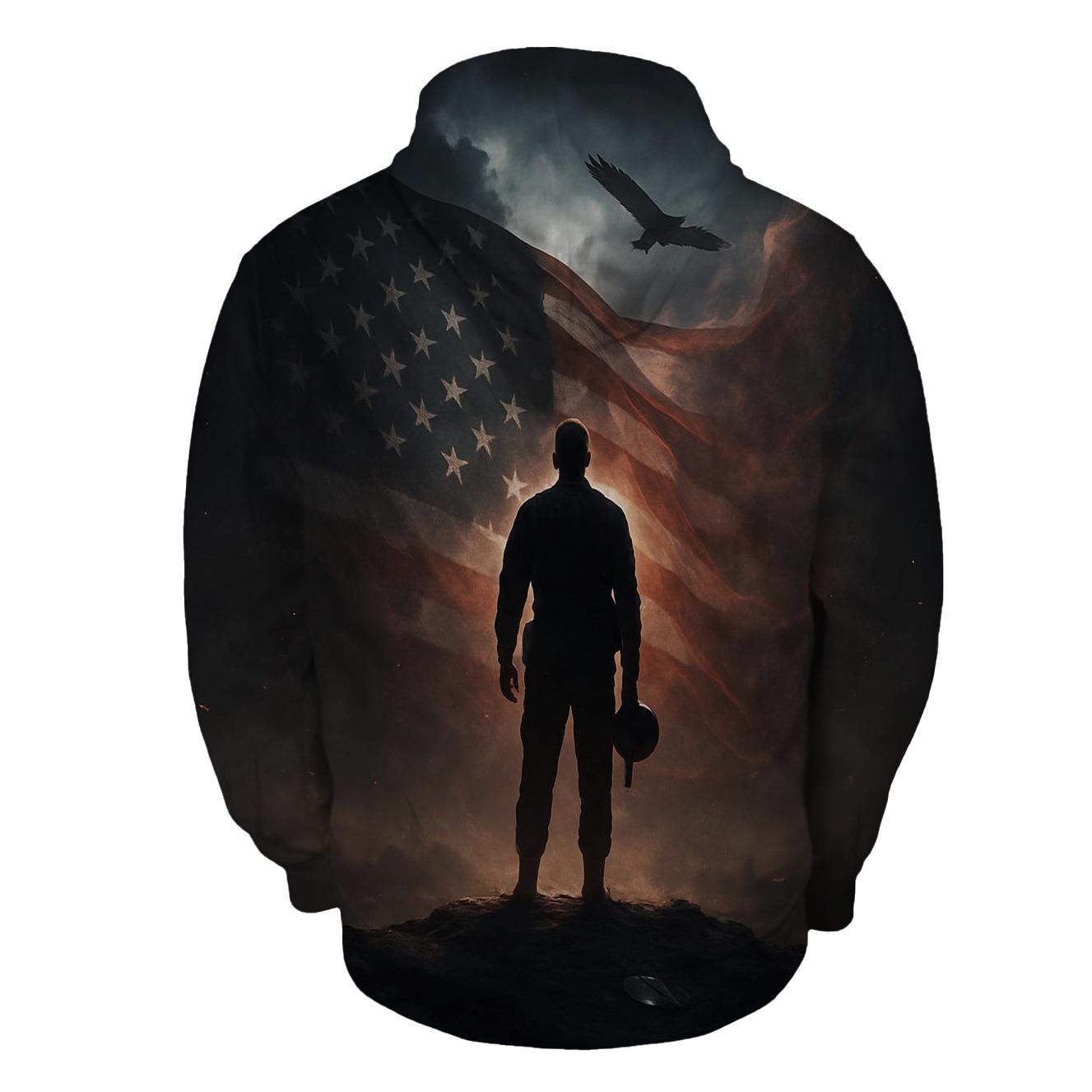 Midnight Watch Over Liberty heavyweight hoodies
