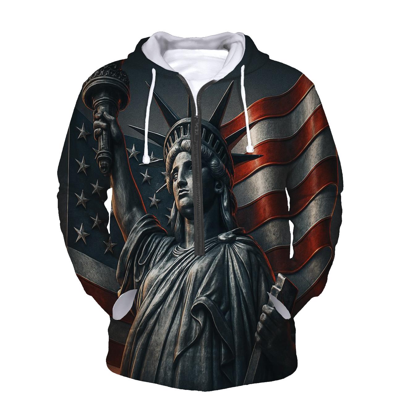 Forged Steel Liberty Banner designer hoodies