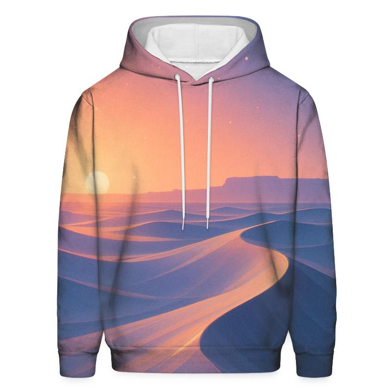 Lavender Wind Over Glass Dunes heavyweight hoodies