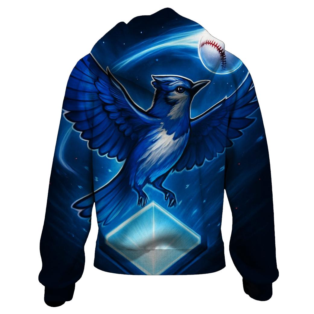 Aurora Flight Blue Jays Diamond pullover hoodies