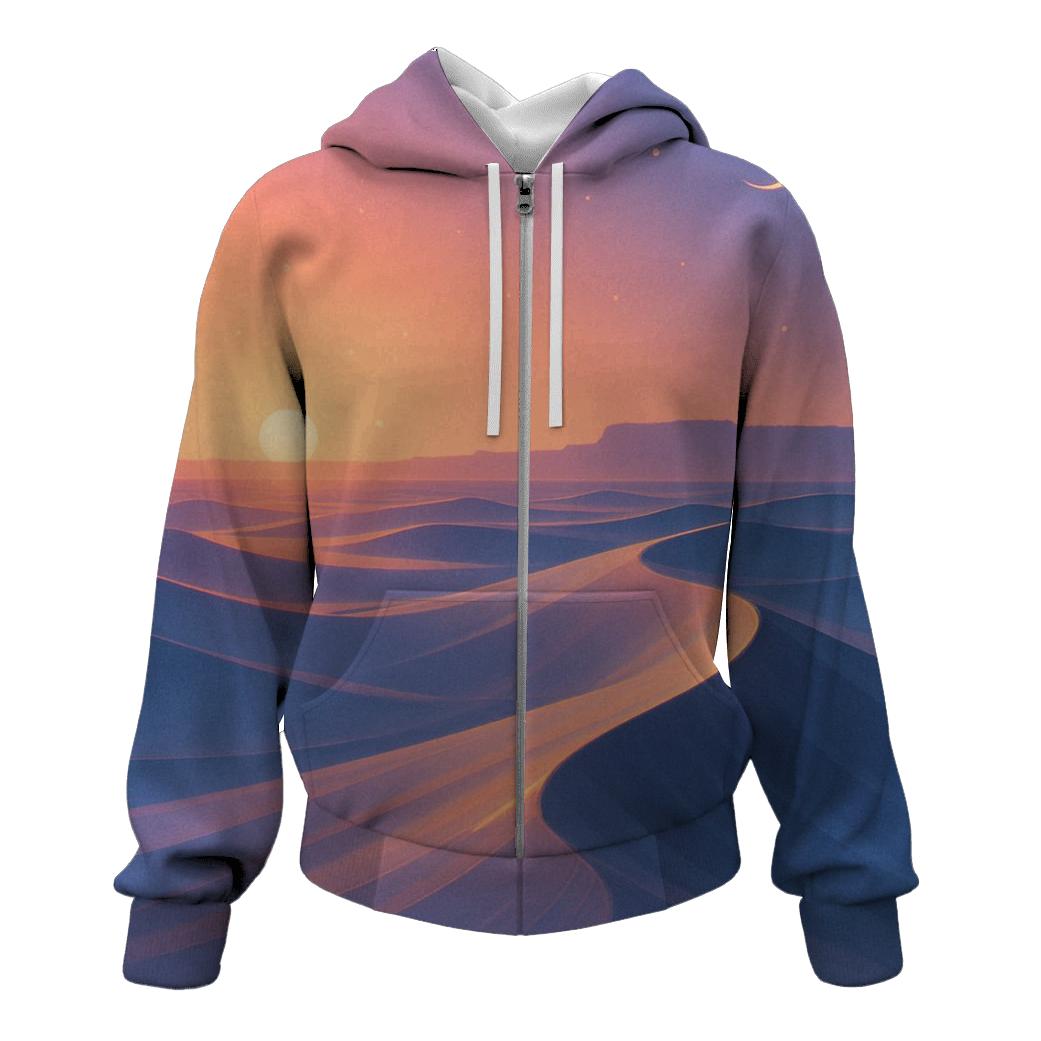 Lavender Wind Over Glass Dunes hoodies fashion