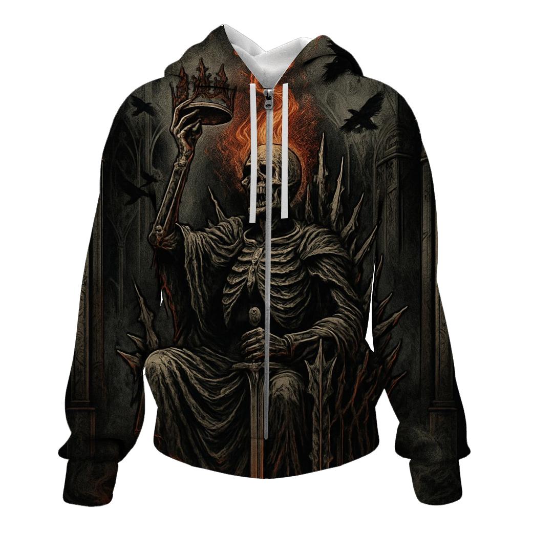 Throne Of The Ash Crown Sovereign graphic hoodies