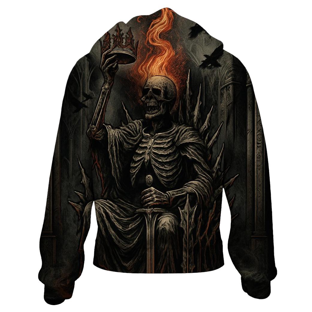 Throne Of The Ash Crown Sovereign graphic hoodies