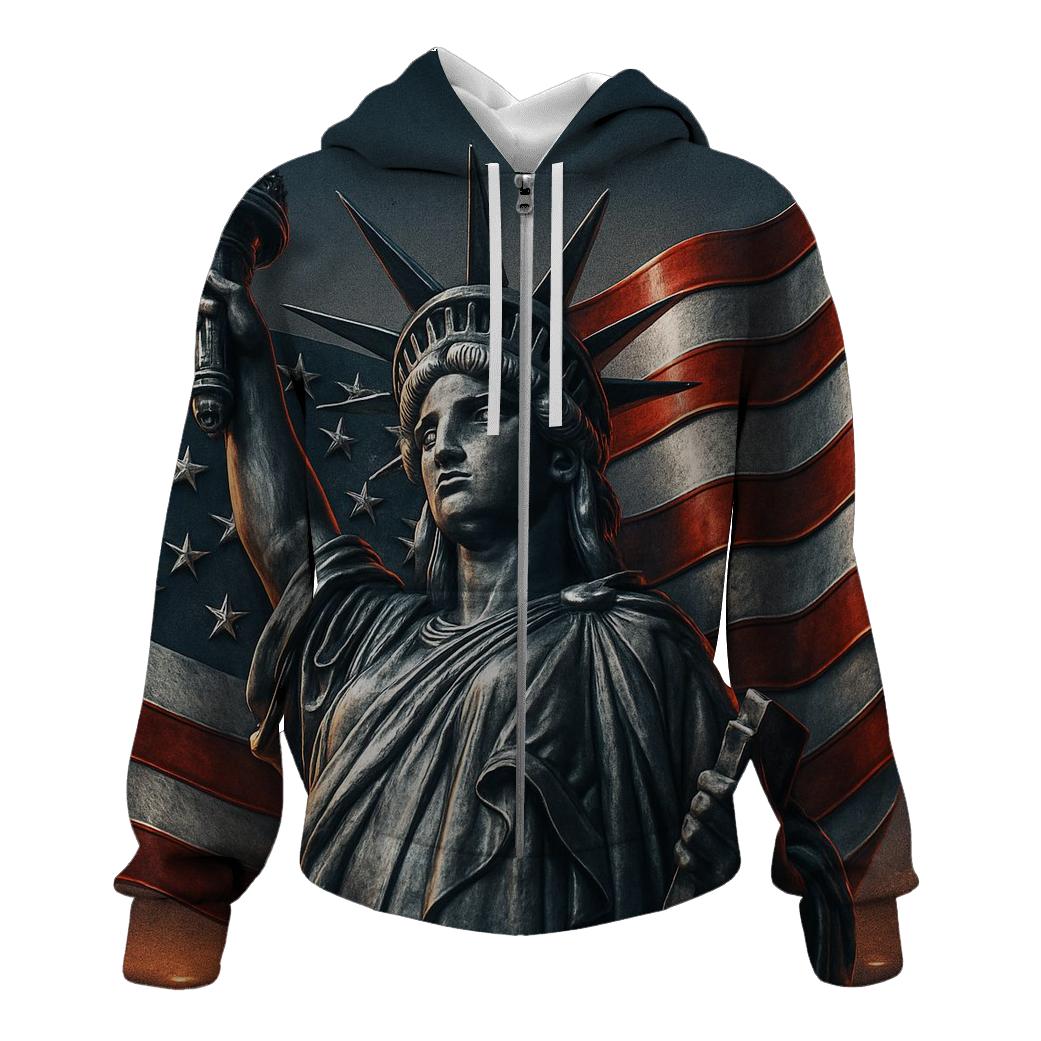 Forged Steel Liberty Banner premium hoodies