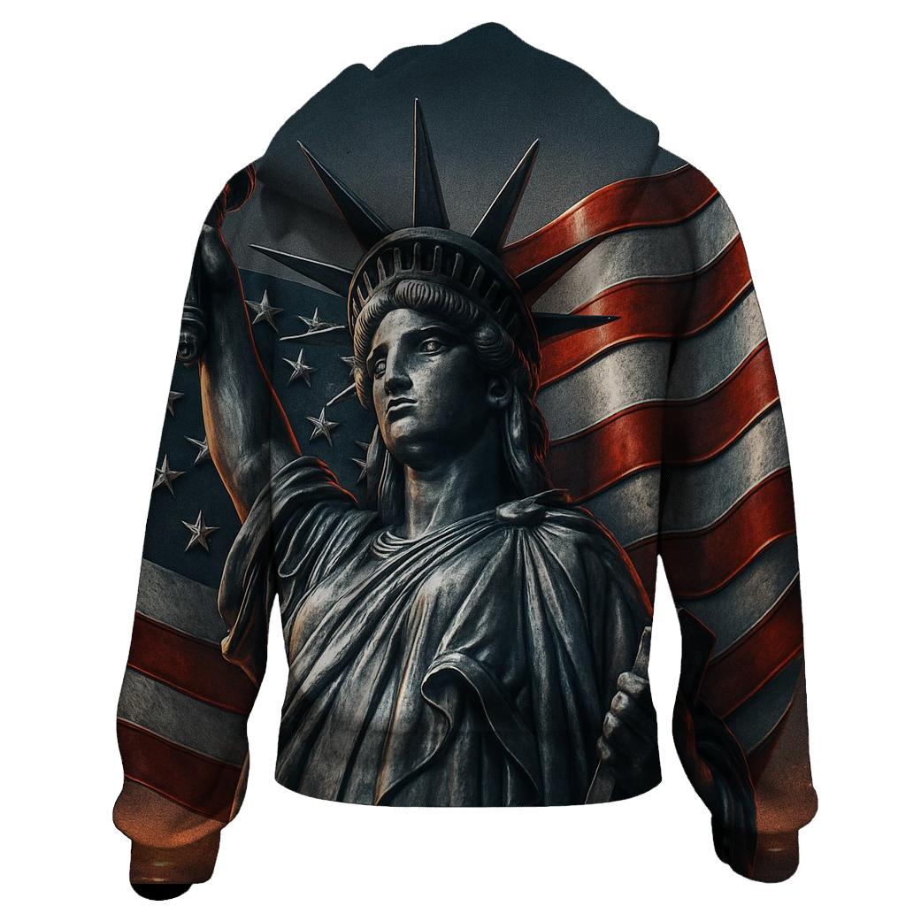 Forged Steel Liberty Banner premium hoodies