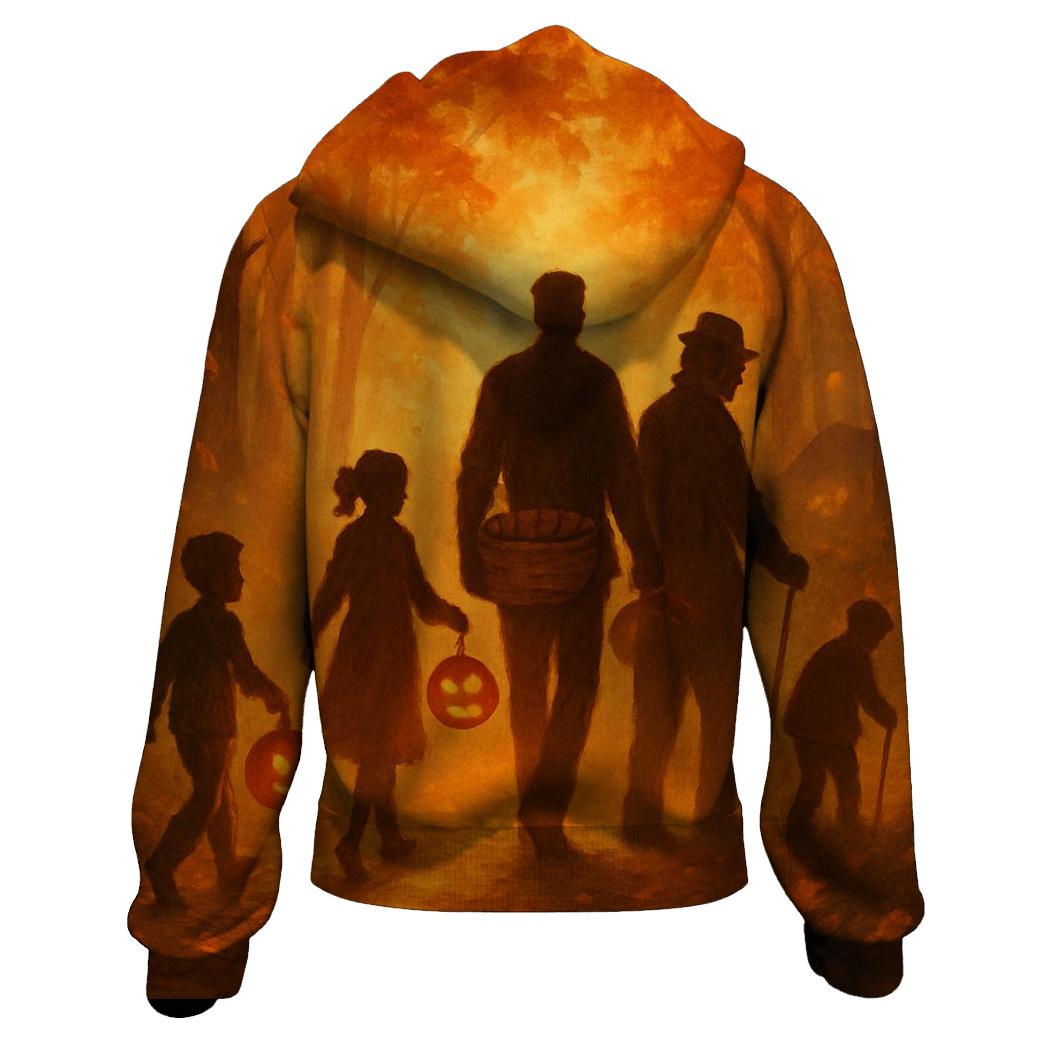 Golden Hour Gratitude Lantern Trail hoodies fashion