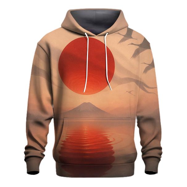 Rising Sun Mist Over Water pullover hoodies
