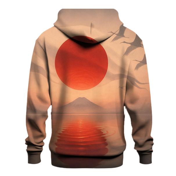 Rising Sun Mist Over Water pullover hoodies