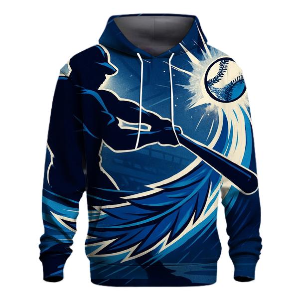 Bat Swing In Blue Jays Rush hoodies fashion