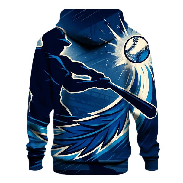 Bat Swing In Blue Jays Rush hoodies fashion