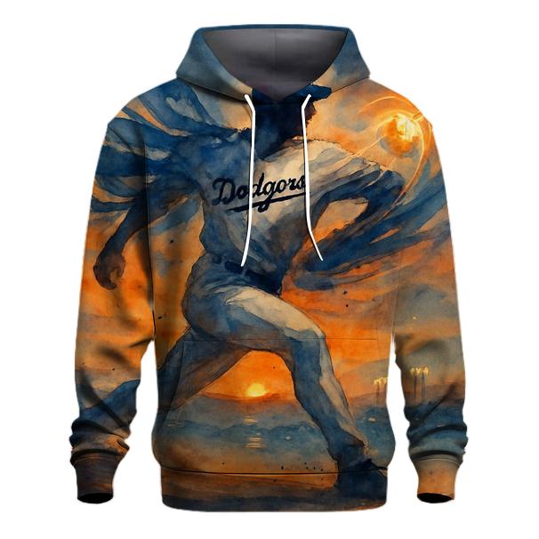 Coastal Windup In Sunset Glow heavyweight hoodies