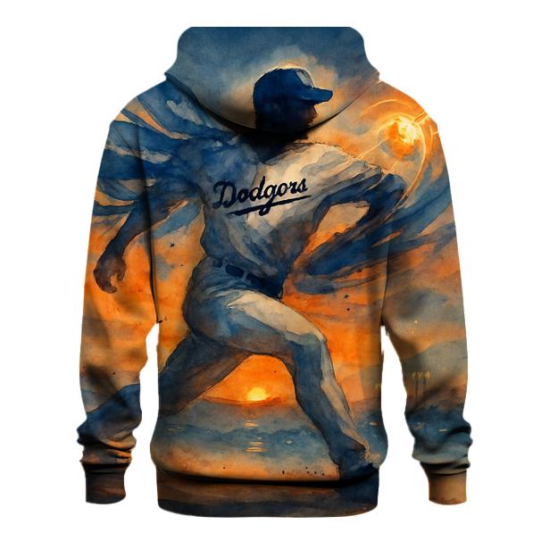 Coastal Windup In Sunset Glow heavyweight hoodies