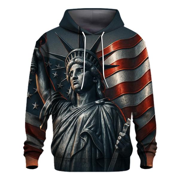Forged Steel Liberty Banner embroidered hoodies