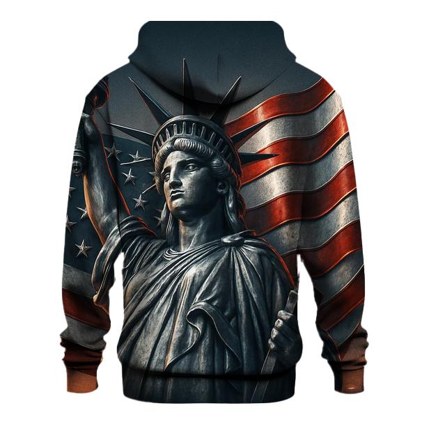 Forged Steel Liberty Banner embroidered hoodies