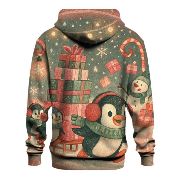 Mischief Penguin Postal Parade In A Snow Globe Street designer hoodies