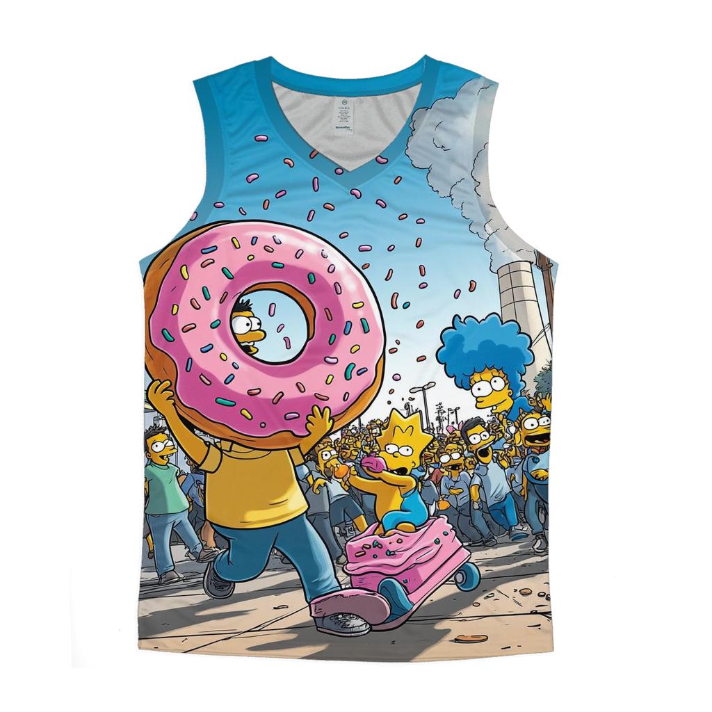 Springfield Sidewalk Stampede Surprise cotton sleeveless tops