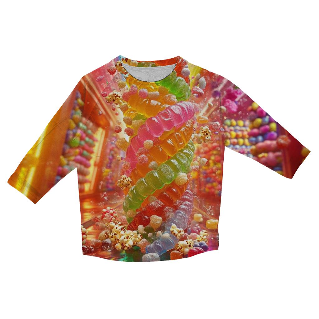 Gummy Tempest Candy Tornado personalized 3/4 sleeve tees
