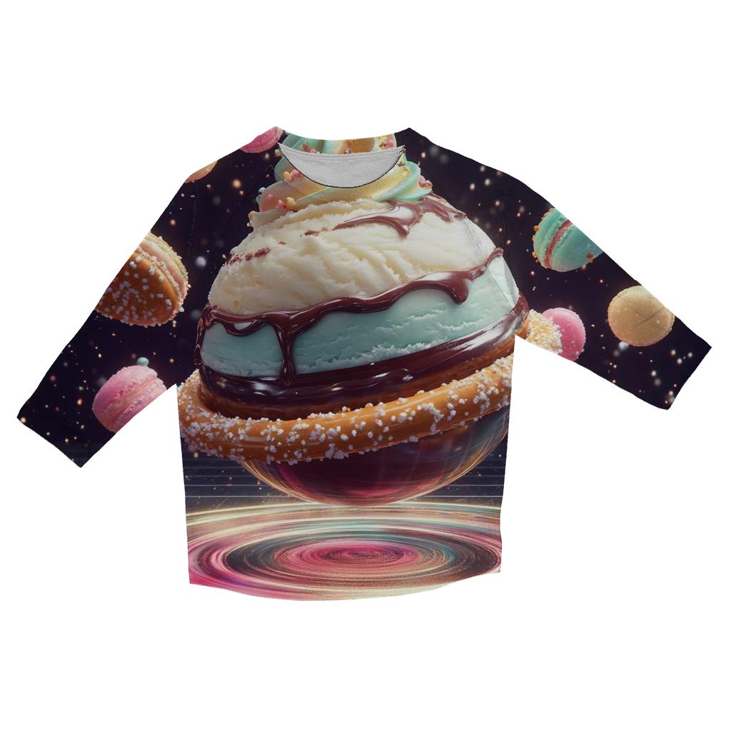 Midnight Sundae Arcade Orbit cotton quarter sleeve shirts