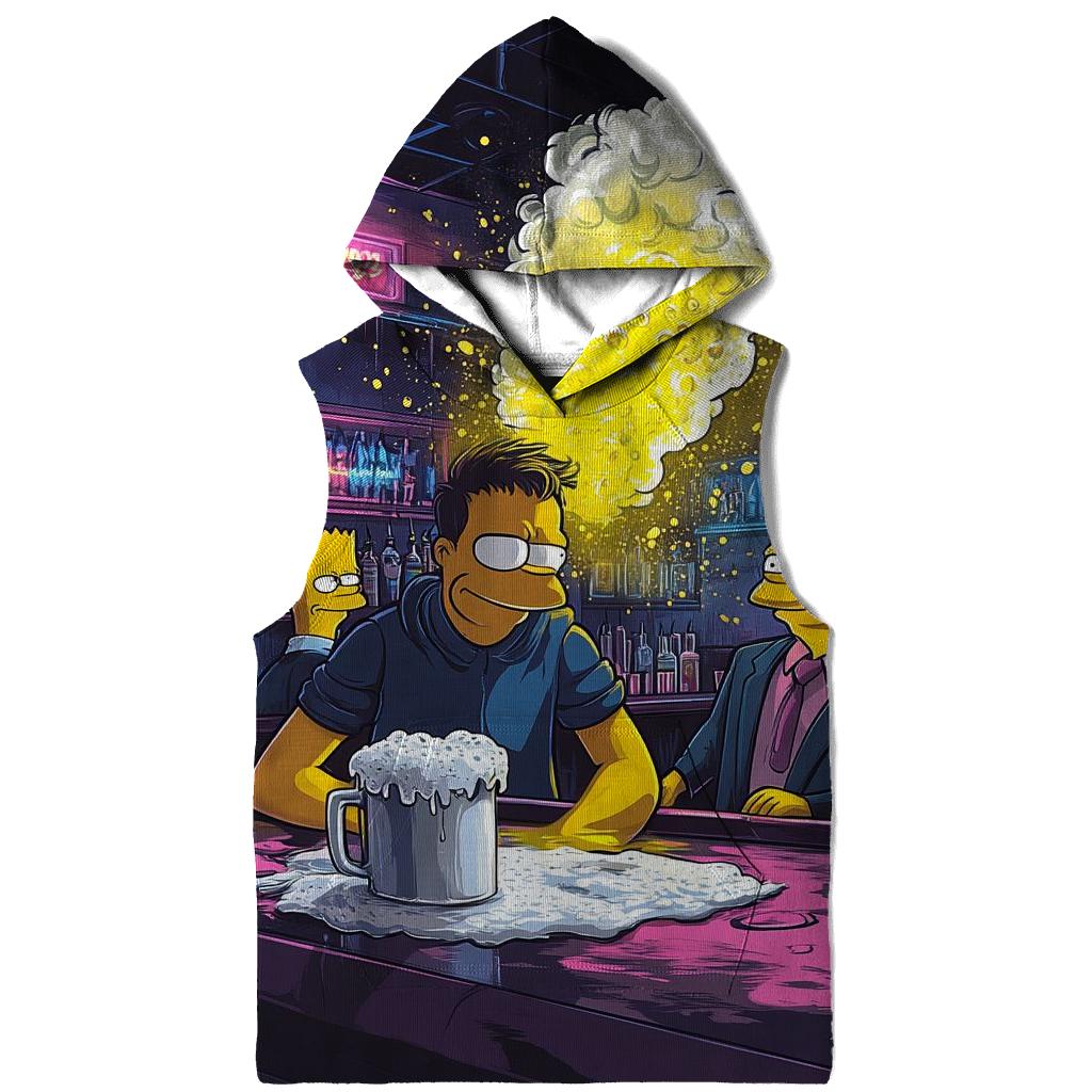 Moes Neon Nighttime Soda Storm zip-up hoodies