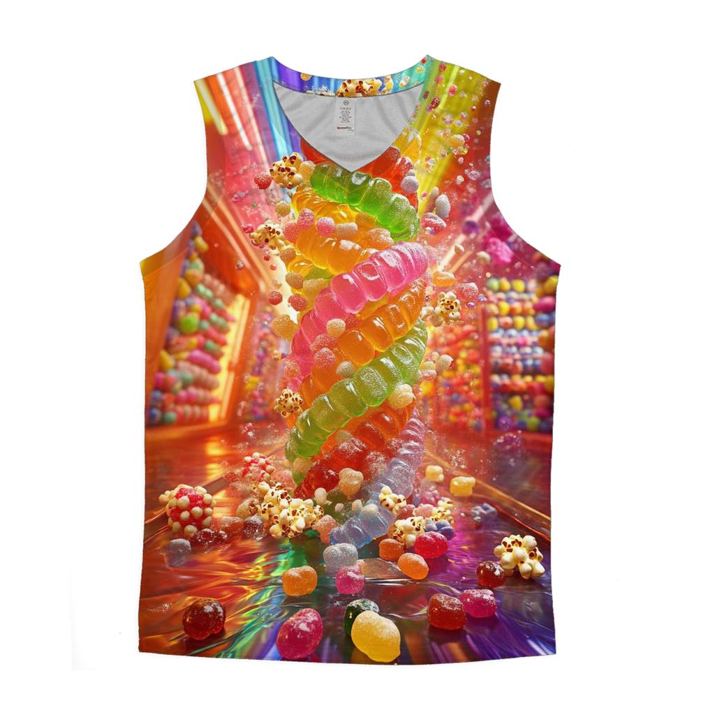 Gummy Tempest Candy Tornado cotton sleeveless tops