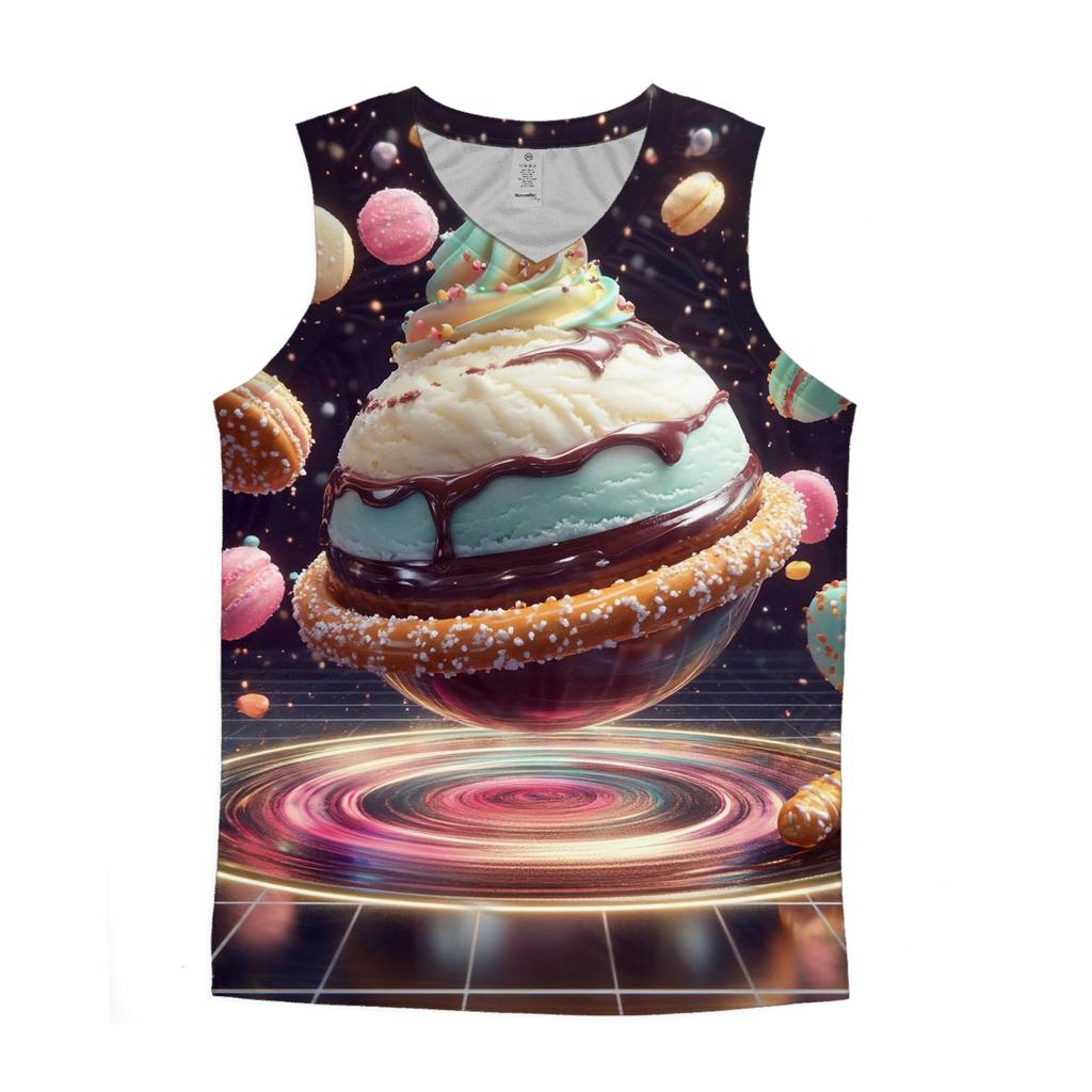 Midnight Sundae Arcade Orbit trendy fitted tank tops